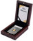 Goldbarren 1g Heraeus im edlen Geschenk-Etui mit Grußkarte - Mahagoni - Feingold 999,9 (1g Gold Weihnachten)