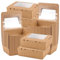 CCHUEHKAK 60 Stück Kraftpapier Lunchbox 40oz/1182ml, Braune Lebensmittelboxen aus Kraftpapier, 20 x14x 5cm Kraft Paper Boxes mit Durchsichtigen Fenster für Restaurants, Catering