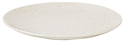 broste Copenhagen Copenhagen Nordic Vanilla Teller Steingut Créme, Maße: 26cm x 2,5cm, 14533420