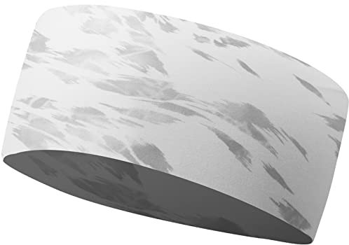 Stirnband Sport für Herren und Damen - Breit Schweißband Stirn Schnelltrocknend Ohrenschützer Haarband für Fitness Joggen Laufen Rad Wandern Tennis und Yoga