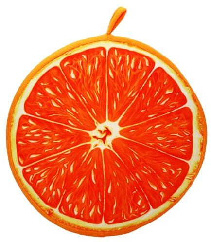 Veemoon Plüschtier 3D- Obstkissen 2 Graf Plüsch Fruchtkissen Orange Fruchtkissen Gefülltes Kissen Spielzeug 3D- Druck Dekorativ