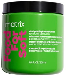 Matrix Food For Soft Hydrating Mask – For Dry & Brittle Hair, 16.9 Fl Oz