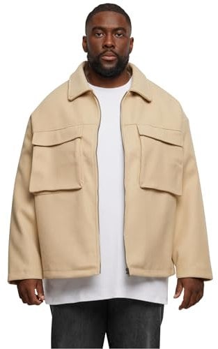 Urban Classics Herren Jacke Big Pocket Blouson wetsand XXL