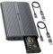 PHIXERO Dual NVMe Enclosure Tool-Free 10Gbps M.2 NVMe SSD Enclosure Aluminum SSD Enclosure for M.2 PCIe NVMe M-Key/B+M Key 2280/2260/2242/2230 SSD. Support UASP Trim, Up to 4TB