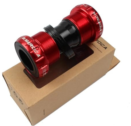 Meteorolite Tretlager mit Gewinde, Schwarz/Rot/Blau/Violett/Grün/Gold/Dazzle BB91 68/73 mm MTB Integral versiegeltes Stahllager unten, Halterung für 22–24 mm Spindelkurbel