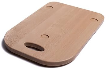 FORTENA Gleitbrett, müheloses Verschieben ohne Beschädigung der Waage, Hochwertige Teflon Gleiter, Buchenholz (40x28)