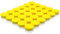 ZDZBLX Fridge Magnets - 30 Pack Strong Mini Round Magnets for Whiteboard, Fridge, Notice Board (Yellow)
