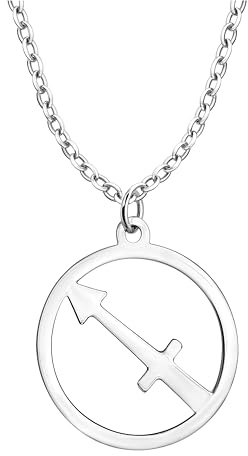 Sofia Milani - Damen Halskette 925 Silber - Zwillinge Sternzeichen Anhänger