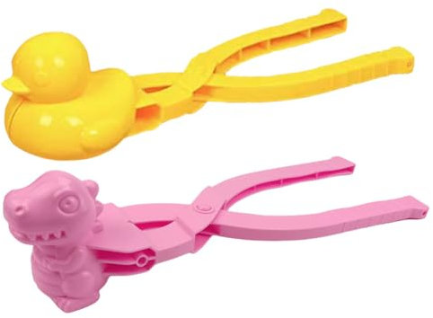 AMZLORD Bento-Zubehör, DIY-Schneeball-Maker, Form mit Griff, Winter-Schnee-Spielzeug, niedlicher Tier-Reisformer for Kinder und Erwachsene
