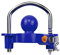 Covienapp Trailer Hitch Lock Tow Ball Lock,Universal Adjustable Tow Lock with 11 Locking Positions for Trailer Horsebox,Includes 2 Keys,Blue