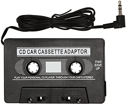 CAIONPLE 3.5mm AUX Car Tape Tape Adapter Transmisores para MP3 para CD