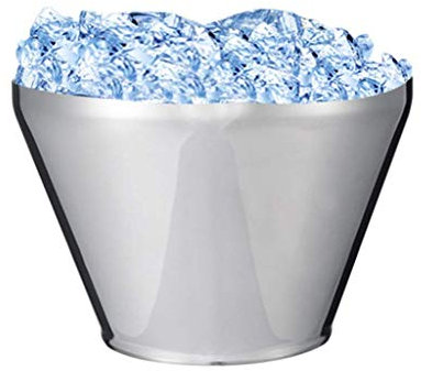 XLJLKJDS Ice Bucket Stainless Steel Double Wal Insulated Ice Cube Container Home Ice Pail Bar Stools, Brushed Finish, for Wine Champagne Beer Keg Ktv Bar Parties