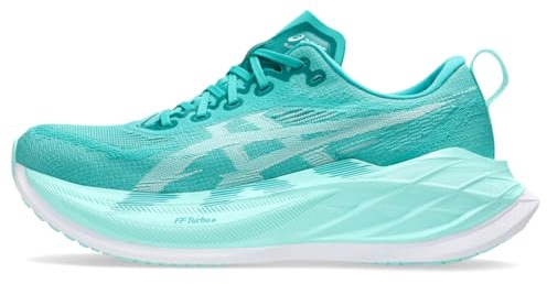 ASICS Unisex SUPERBLAST 2 Running Shoes, Wave Teal/Illuminate Mint, 12.5 Wide Women/11 Men