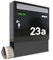 AL Briefkastensysteme Briefkasten mit Hausnummer RAL 7016 - Basic 1er Briefkasten Anthrazit mit Zeitungsfach Hausnummer Namensschild wetterfest Din A4 - Postkasten mit Hausnummernschild personalisiert