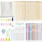 Reessy Knitting Needles Set, Compete Knitting Kit for Beginners Adults, 90Pcs Knitting Set with 18Pairs Bamboo Knitting Needle, Ergonomic Crochet Hooks, Accessories and Storage Tote Bag