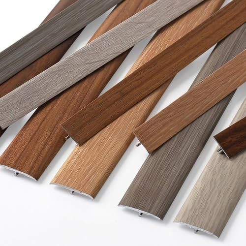 ILOOXI Bande De Transition en T en Aluminium, Baguettes De Séparation Plates pour Seuil De Porte Et Sols, Carrelage Et Espace De Seuil De Porte(Red,W-20mm)