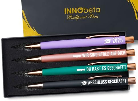 INNObeta Class of 2025, Abschlussgeschenke Kugelschreiber 4er-Set, Lustiger Inspirationsstift, Büroutensilien zum Abschluss