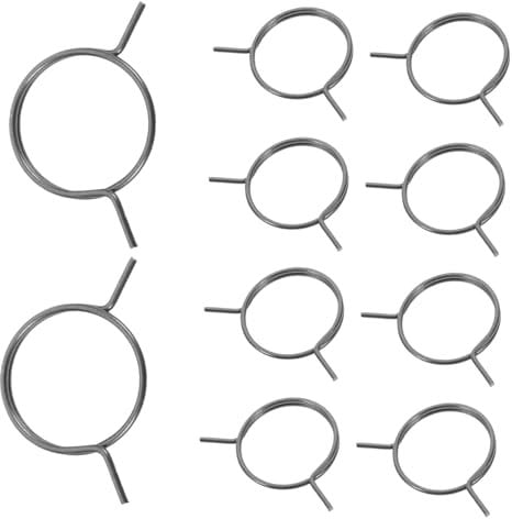 jojofuny 10 Stück Schlosskernfedern Ersatzfeder Für Garagentor Und Türschlösser Metall Einfache Installation Ohne Spezialwerkzeug Für Schlafzimmertüren Und Sicherheitstüren Hohe