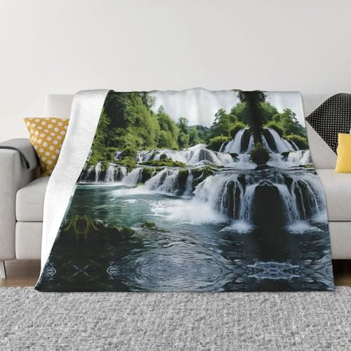 Schöne Island-Decke, Plüsch, flauschig, Queen-Size-Größe, weiches Weihnachtsflanell, Geschenk, Couch, Bett, Sofa, gemütlich, für alle Jahreszeiten