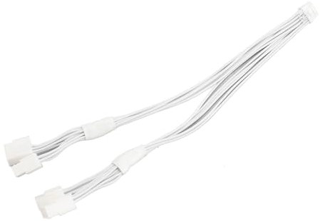 Pcie 5.0 Extension Cable: 16Pin (12+4) Male to Pcie 5.0 4X8pin (6+2) Female, 14in Sleeved PSU Extension Cable for Geforce RTX 3090 Ti and RTX 4070 4080 4090