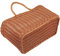 Amosfun 1stk Korb Körbe Gewebter Aufbewahrungsbehälter Ernte Rattan Make-up-organizer Aus Seegras Wagen Einheit Holzhalter Obst Vorratskammer Proofing Brown Plastik