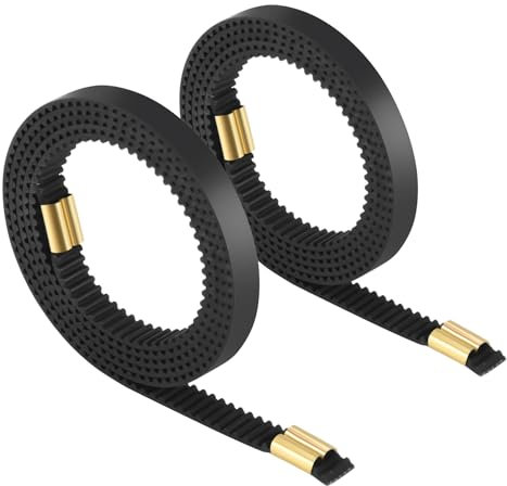 Fangxuee X + Y Achsen Synchron Riemen -6Mm X 765Mm + Y 720Mm Zahnriemen Ende mit Geschlossener Schleife für Creatity 3 3D-Druckerteile