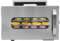 SICHENSH Secador de secado de 6 pisos, secador de acero inoxidable con pinza para alimentos, secador de frutas, verduras, carne, 400 W