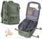 Sac à Dos de Voyage sous Vide avec Pompe - 40x20x25 cm (Ryanair Cabine) - Sac à Dos Cabine pour Avion avec Compartiment PC 17 Pouces - Imperméable - Bagage à Main Homme et Femme Vert