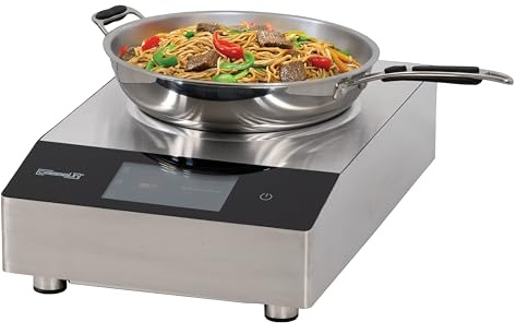Induktionskochfeld für Wok 400, Schwarz CPAIW400N Casselin