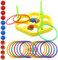 Pool Ring Throw Games - Palle di Schiuma Galleggianti per Bambini Sport Acquatici,attività Acquatiche con Palline E Forme Geometriche per Bambini E Adulti in Famiglia