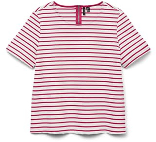 VERO MODA Vmabby Ss Zip Top JRS Noos