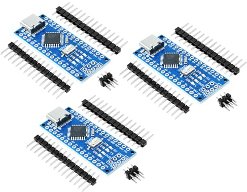 Nano Board per Arduino Nano RUIZHI 3 Pezzi Nano-V3 Scheda di Sviluppo con 328P Chip Scheda Madre Type-C Interfaccia 5V 16MHz Compatibilità con Arduino Nano
