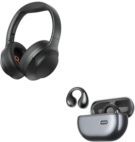 SoundPEATS Cove Pro Over Ear Kopfhörer und PearlClip Pro Open Ear Bluetooth Kopfhörer