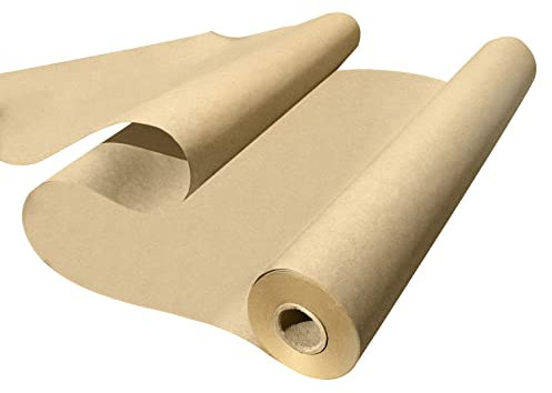 Made in USA Kraftpapier, Jumbo-Rolle, 76,2 x 24,1 cm, ideal für Geschenkverpackungen, Kunst, Basteln, Posten, Verpacken, Versanden, Bodenschutz, Paketschutz, Tischläufer, 100% recyceltes Material