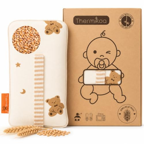 THERMIKOA Fascia Anticolica Neonato con Semi di Grano Naturali