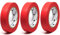 klebemeister 3x Rollen 25mm STRONG ULTRA SCHARF Rot Goldband Premium Abklebeband Malerband