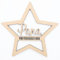Ocasy Grabstecker Stern mit Papa Wir vermissen dich, Grabdeko mit Spruch, Grabschmuck aus Holz, Blumenstecker zum Andenken