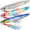 TRUSCEND Multi-Function Spinner & Jigging Lures for Pike, Mackerel, Cod, Trout, Perch & Bass - Sea & Surf Fishing Accessories with Tail Spinners