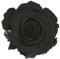 Générique VERDISSIMO Rose éternelle stabilisée Tige 55cm Diamètre 5 à 5,5cm (1, Noir)