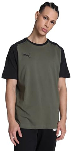 PUMA Herren Teamcup Casuals Tee T-Shirt, Grünmoos, XL