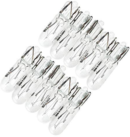 Cormar 10 PEZZI LAMPADINE LAMPADE LUCI QUADRO CRUSCOTTO AUTO 12V 1,2 W