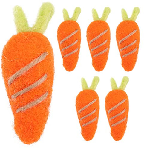 Theaque Dekorative Brosche mit Ostermotiv, Filz, 6 Stück