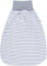 TupTam Baby Strampelsack mit breitem Bund – Unwattierter Schlafsack Baby aus Baumwolle für Frühling & Sommer, Farbe: Streifenmuster Dunkelgrau, Größe: 0-6 Monate