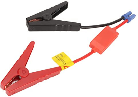 Battery Alligator Clips, 12V 10 AWG Car Battery Wire Clip Booster Jumper Cable Clamp EC5 Male Plug for Automobile Power Supply, Backcharge Protection