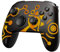 PALPOW [Immagine luminoso] Firefly Controller Switch Wireless Compatible con Switch/OLED/Lite, Switch Pro Controller Bluetooth con 7 LED Colorati/Turbo/Controllo Motorio - Marrone