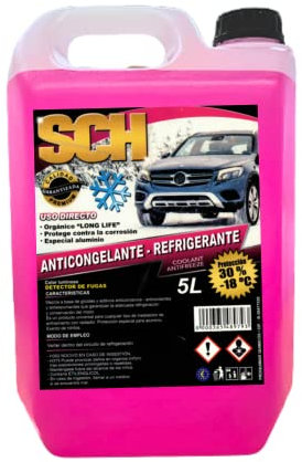 Proquimar Anticongelante Refrigerante para Coches. Varias graduaciones (30% Rosa)