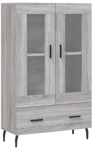 vidaXL Highboard Grau Sonoma 69,5x31x115 cm Holzwerkstoff