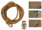 AZB Tactical Flag Bungee Elastic Fastener Strap Shock Cord Retention Molle Webbing Loop Cord Lock Secure Plate Carrier Attachment