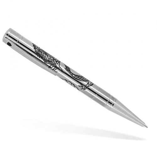 Dupont D-Initial Chrome Dragon Black Pen
