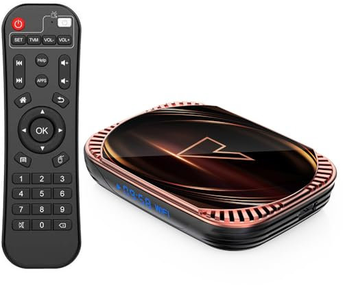 Android 11.0 TV Box,VONTAR X4 4GB ROM 128GB Amlogic S905W4 Quad Core RAM Dual Wifi 2.4G/5.8G 4K/8K HDR+ Smart BT 5.0 Media Player TV Box,4GB+32GB